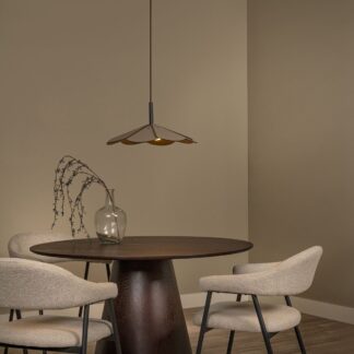 Lucide Blomster riippuvalaisin Ø47 cm taupe