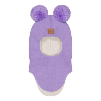 Cutie Helmet -Merinovilla Kypärämyssy | Icy Lilac - 3-4Y