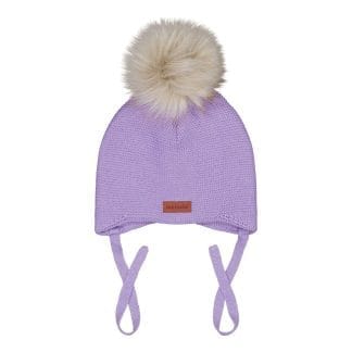 Mini Crystal Hat -Merinovillapipo | Icy Lilac - 3-4Y