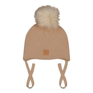 Mini Crystal Hat -Puuvillapipo |  Nougat - 3-4Y