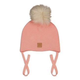 Mini Crystal Hat -Puuvillapipo |  Peachy Pink - 3-4Y