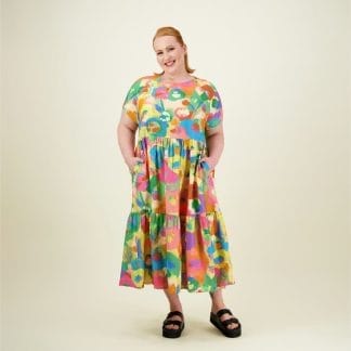 Miracles Tiered Midi Dress -Mekko |  Spring - L