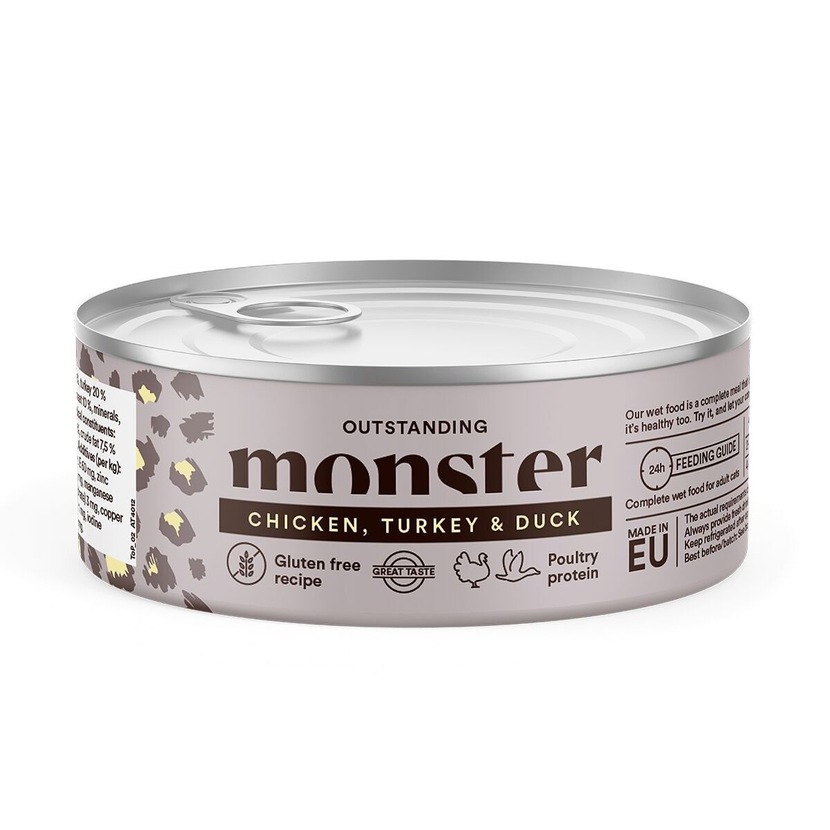 Monster Cat Kana&Kalkkuna&Ankka 100 g