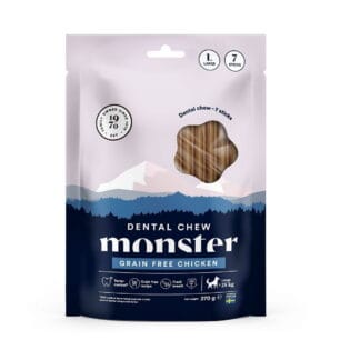 Monster Dog Dental Chew Grain Free Chicken Large