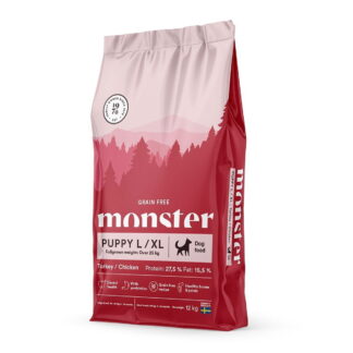 Monster Puppy Large Grain Free Kalkkuna&Kana
