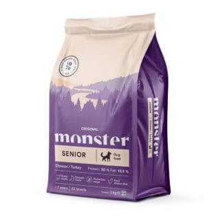 Monster Dog Senior Kana & Kalkkuna