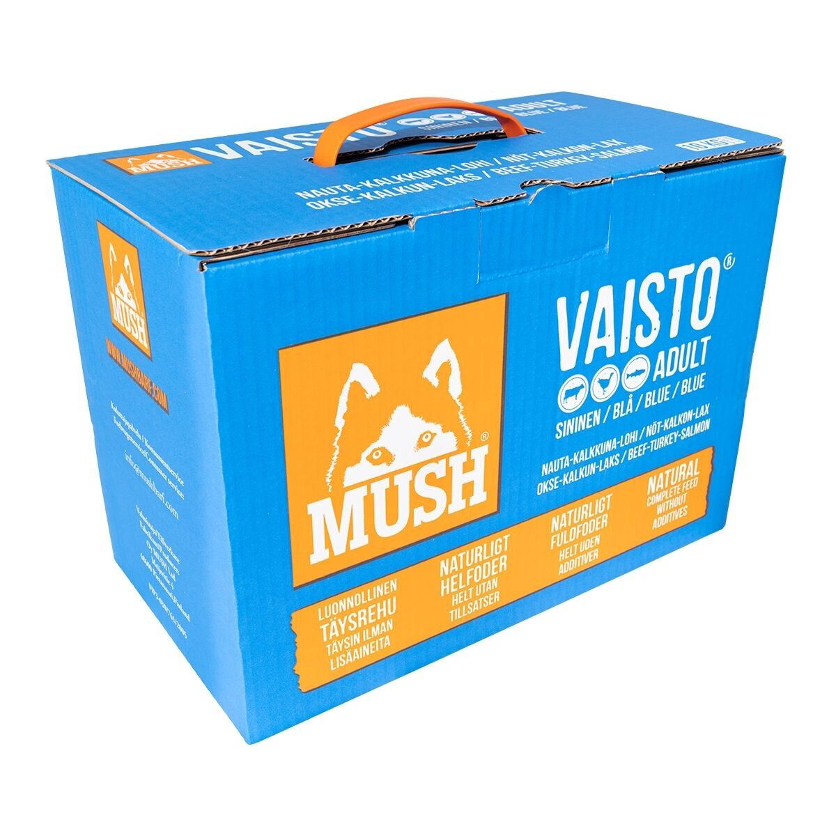 MUSH Vaisto® Sininen nauta-kalkkuna-lohi