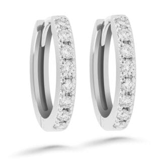 Silván Henrietta timanttikorvakorut 0,32ct, valkokultaa, timanttikorut