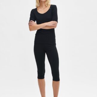 Nanso BASIC 3/4-leggingsit - musta