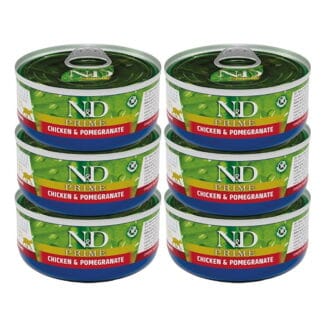Farmina N&D Cat Prime Chicken & Pomegranate 6x70g