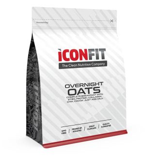 ICONFIT Overnight Oats, Vadelma-kookos 1 kg 1 kg