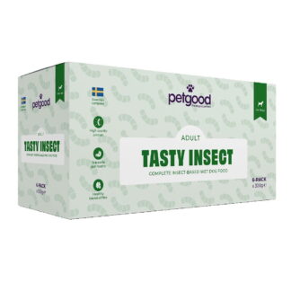 Petgood hyönteispohjainen koiran märkäruoka 6 x 300 g