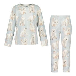 Polar Bears -Pyjama | Icy Blue - 146/152