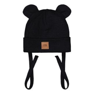 Rib Bear Baby Beanie -Pipo | Licorice - 1-2Y