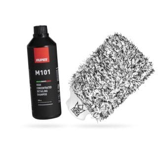 Autoshampoo RUPES M101 High Concentrated Detailing Shampoo - Neutraali, 500 ml + Wash mitt