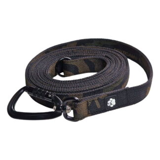 Salmiakkitassu multicam talutin twistlockilla, 250cm