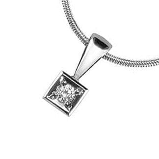 Silván Marie timanttiriipus 0,05ct, valkokultaa, timanttikorut