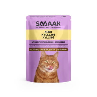 SMAAK steriloidun kissan märkäruoka 100 g