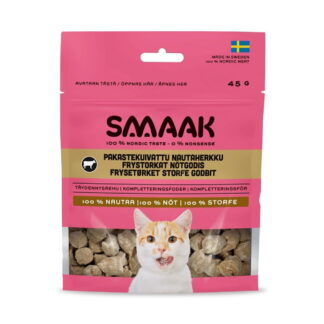 SMAAK Pakastekuivattu nautaherkku kissalle 45g