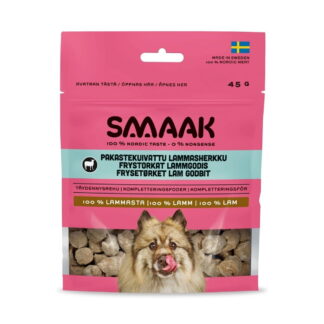 SMAAK Pakastekuivattu lammasherkku koiralle 45g