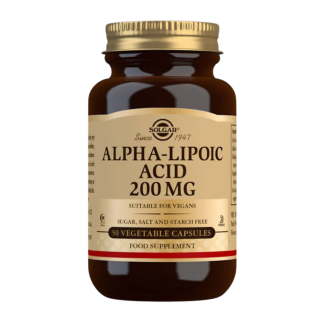 Solgar Alfalipoiinihappo (Alpha Lipoic Acid) 200 mg 50 kaps 50 kaps