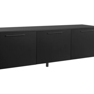 Solo tv-taso 166 cm kolmella ovella musta bs