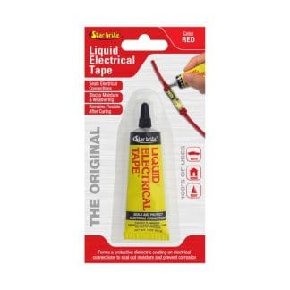 Nestemäinen sähköteippi Star Brite Liquid Electrical Tape, 30 ml, Punainen