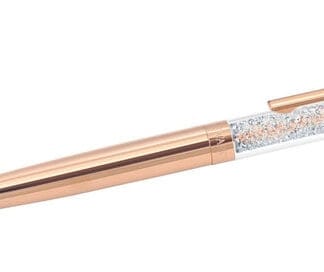 Swarovski Crystalline Stardust, punakullan värinen kuulakärkikynä