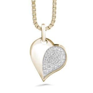 Silván Henrietta timanttiriipus 0,26ct, keltakultaa, timanttikorut
