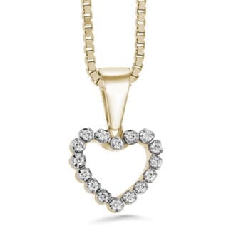 Silván Majlis timanttiriipus 0,32ct, keltakultaa, timanttikorut