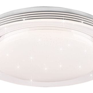 Trio Atria LED kattovalaisin 38 cm valkoinen starlight