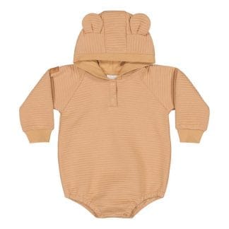 Textured Bear Romper | Woody - 86/92