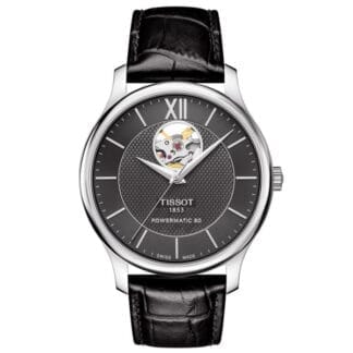 Tissot Tradition Powermatic 80 Open Heart, miesten rannekello