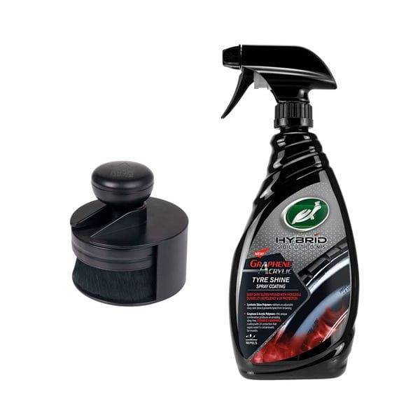 Rengaskiilloke Turtle Wax Hybrid Solutions Graphene Acrylic Tire Shine, 680 ml, 680 ml + Levitin