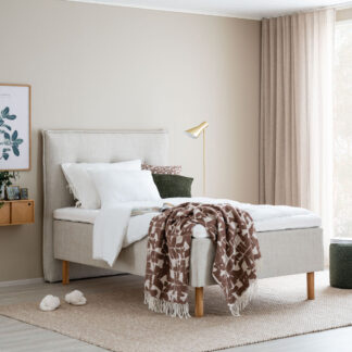 Unia Hopea runkopatjasänky L 120x200 beige, 900 stylex, 23cm tammijalka