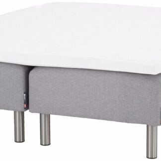 Unia Hopea runkopatjasänky 160x200 S/M HR35, metallijalat, v.harmaa malmo new