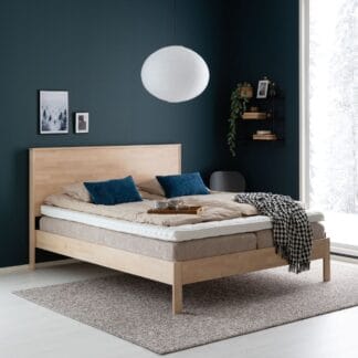 Unia Luxus joustinpatjapaketti 160x200 pocket M, Supersoft, hiekka Omega 08