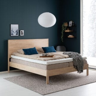 Unia Luxus joustinpatjapaketti 160x200 pocket M/L, Supersoft, hiekka Omega 08