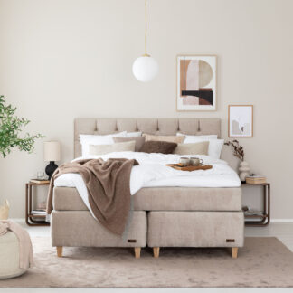 Unia Platina jenkkisänky 160 M/XL ergo, tammi jalat, beige Vogue 02