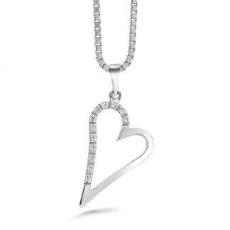 Silván Majlis timanttiriipus 0,08ct, valkokultaa, timanttikorut