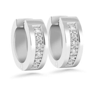 Silván Henrietta timanttikorvakorut 0,12ct, valkokultaa, timanttikorut