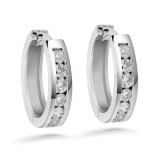 Silván Marie timanttikorvakorut 0,48ct, valkokultaa, timanttikorut