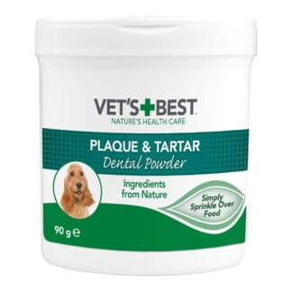 Vet's Best Dog Jauhe plakkiin ja hammaskiveen 90 g