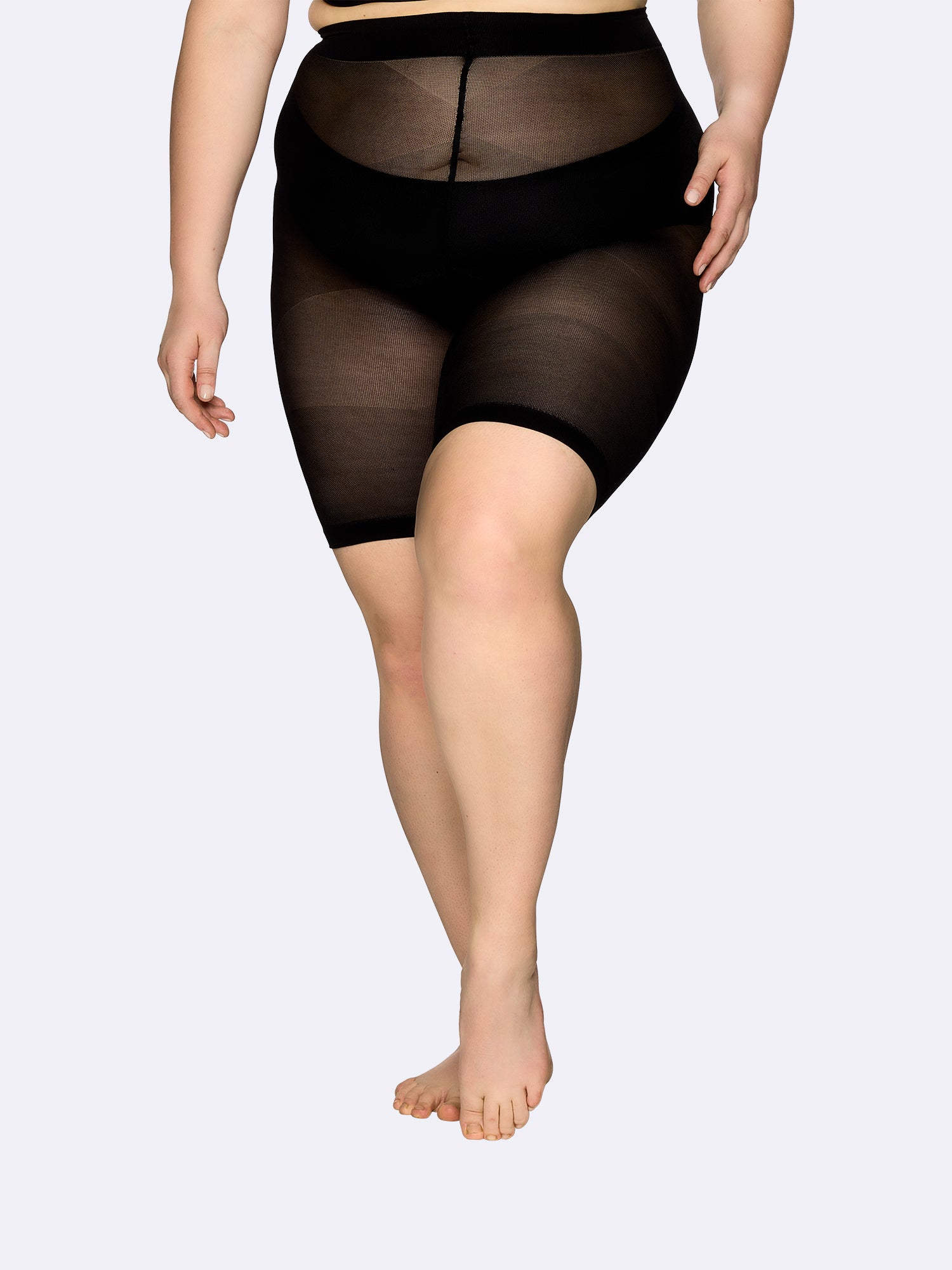 Nanso CURVY THIGH PANTY 40 den leggingsit - musta
