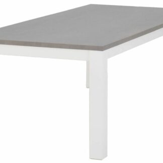 Vuono pöytä 100x220 valkoinen/harmaa, asiakaspalautus
