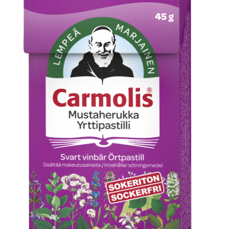 Carmolis mustaherukka yrttipastilli