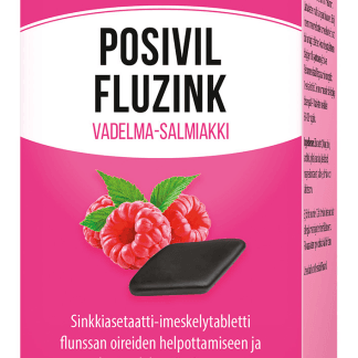 Posivil FluZink vadelma-salmiakki
