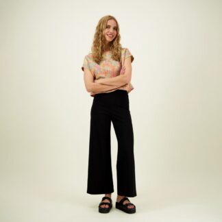 Wide Leg Culottes -Housut | Black - XXL