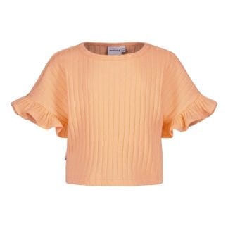 Wide Rib -Frilla Paita | Peachy - 134/140