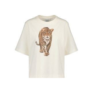 Women's Leopard -T-Paita | Milky - XS